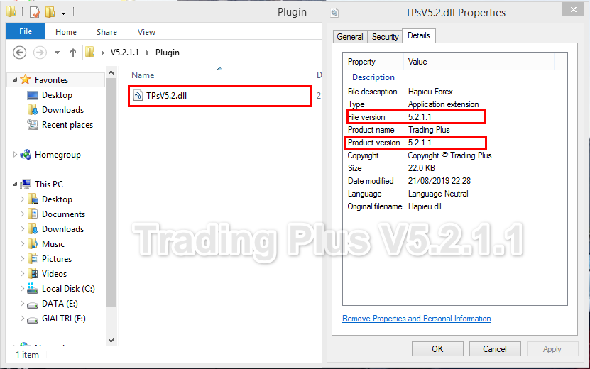 Hướng dẫn cập nhật phần mềm Trading Plus phiên bản V5.2.1.1